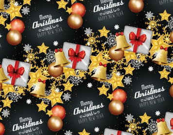 Упаковочная подарочная бумага "Merry Chistmas" (15л) papir-162 фото
