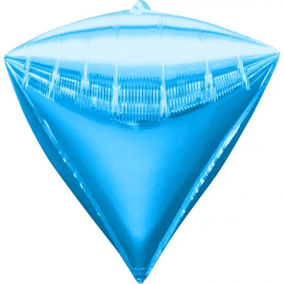 Фольга 3D Діамант Блакитний (24") Китай 24004 фото