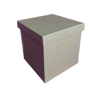 Подарочная коробка двусторонний картон "Крафтовая" (20х20х20) kraft-4 фото