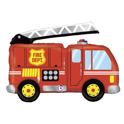 Фольгована фігура великий Пожежний Автомобіль (Grabo) 3207-1397 фото