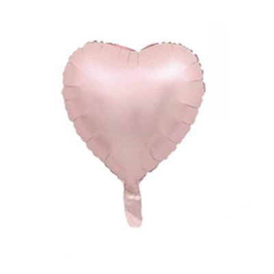 Сердце сатиновое рожевое 18" Китай Т-275 фото