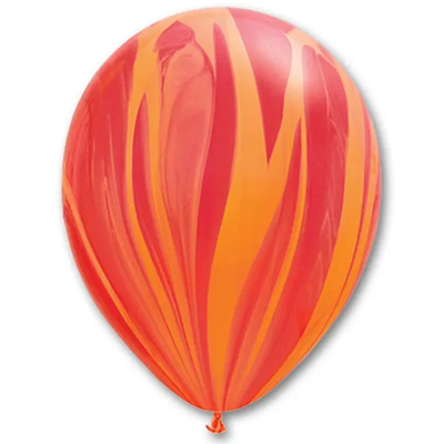 Воздушный шар Qualatex Агат красно-оранжевый 11" 1108-0344 фото
