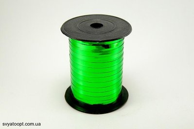 Лента металлизированная 5 мм (зеленая) 1619 фото