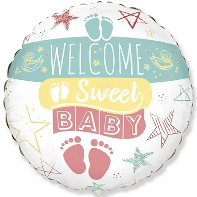 Фольга круг Welcome Sweet Baby Flexmetal 3155 фото