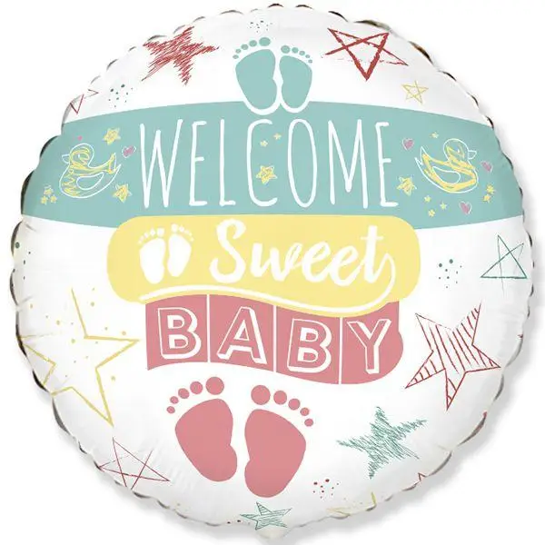 Фольга круг Welcome Sweet Baby Flexmetal 3155 фото