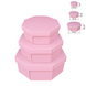 Набор подарочных коробок восьмигранных "Розовые" (3 шт.) 8Pink-3 фото