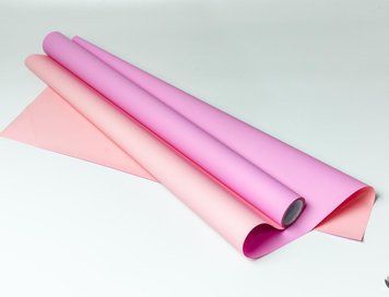 Плівка двостороння перламутр №14 (Темно-рожева-нюд рожева- Purple+nude pink) DP-119-30 DE-54079 фото