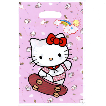 Пакет МАЛЕНЬКИЙ дитячий Hello Kitty Кітті 16,5х25 см (10шт/уп) 16838 фото