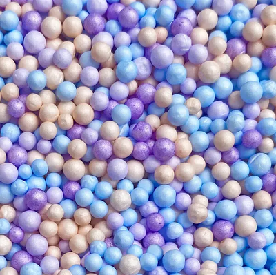 Пенопластовые шарики 2-3 мм (Ассорти Сиреневое) 1л peno-mixlilac фото