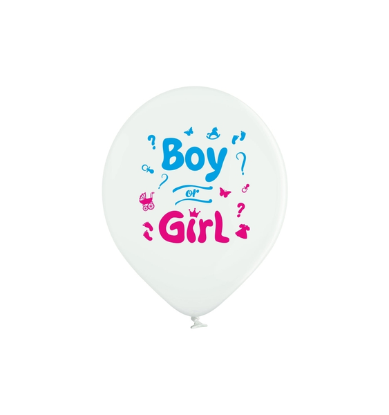 Шары ТМ Sharoff 12" (Boy or Girl) (25 шт) 258-0420 фото