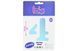 Цифра 4 "Baloon" Blue Sugar 30"  (76 см) BV-5233 фото