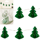Гирлянда из бумажного объемного декора "Елка" CG-12 фото