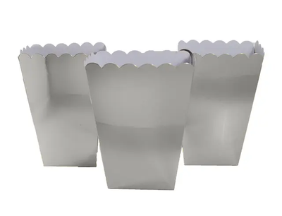 Коробочки для солодощів Silver (5шт/уп) 5508 фото