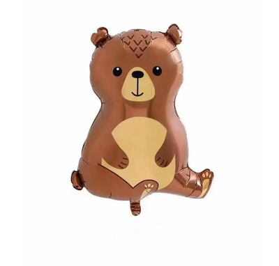 Фольгированная фигура Медведь в индивидуальной упаковке (Китай) K-5422 фото