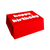 Набор коробок самосборних "Happy birthday" 2 шт средние (красная 25х16,5х9) korobka-red-zdn фото