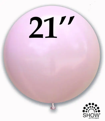 Куля-гігант Art-Show 21"/031 (Macaron pink/Макарун рожевий) (1 шт) GB21-20 фото