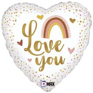 Фольга I Love You Веселка на серце (в інд. уп.) Grabo 3202-3081 фото