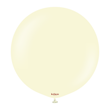 Шары Калисан 36" (Макарун Бледно-желтый (Macaron Pale Yellow)) (1 шт) 13630086 фото
