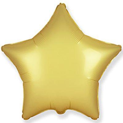 Фольга Flexmetal звезда 18" Сатин Золото 1204-0951 фото