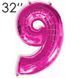 Фольга 32" Фуксия цифра 9 (Flexmetal) 32-FM-Fuchsia-9 фото