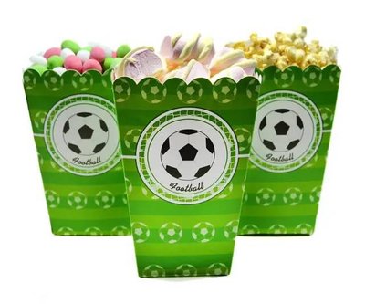 Коробочки для солодощів Футбол (5шт/уп) 2058 фото