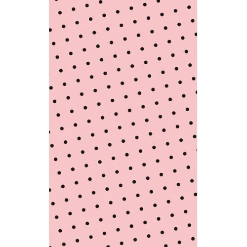 Подарочный пакет "Черные горошки на розовом" 11х18х5 см pak-40 фото