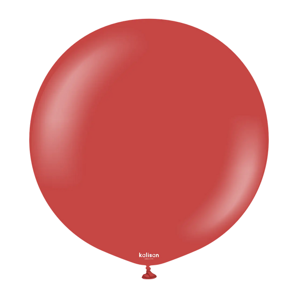 Шары Калисан 18" (Тёмно-красный (deep red)) (по 1 шт.) 11823520 фото