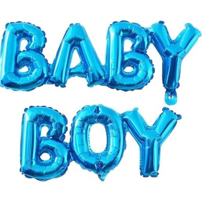 Фольгированная фигура надпись "Baby Boy" (Синий) Китай 5-71838 фото