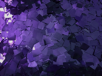 Конфетти маленький квадрат 3х3 мм Фиолетовый металлик (50 гр) 8236 фото