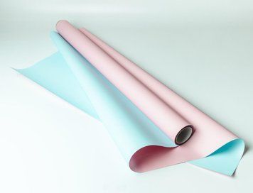 Плівка двостороння перламутр №19 (Рожево-блакитна - Light pink + light blue) DP-119-07 DE-54109 фото