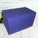 Подарочная коробка самосборная большая "Синяя" (34х22х20) двусторонний картон 9277 фото 1