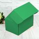 Подарочная коробка самосборная маленькая "Зеленая" (16х11х10) двусторонний картон 2332 фото 1