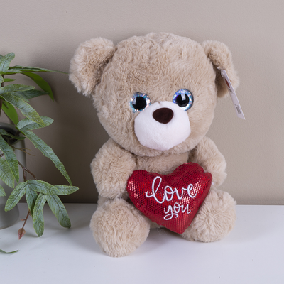 М'яка іграшка "Ведмідь з серцем СЕРЕДНІЙ" D5906 фото
