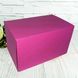 Подарочная коробка самосборная большая "Малиновая" (34х22х20) двусторонний картон 9275 фото 1