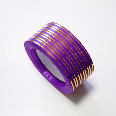 Стрічка для коробок-сюрприз Фіолетова 5 см люрекс (20м) 5154 фото