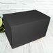 Подарочная коробка самосборная большая "Черная" (34х22х20) двусторонний картон 9274 фото 1