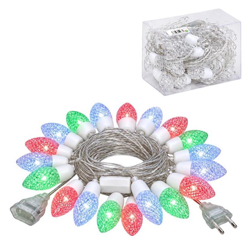 Гирлянда LED электрическая "Шишки" - мультицвет D-41 фото