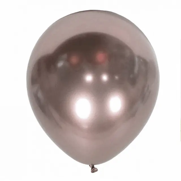 Шары Калисан 12" (Хром розовое золото (Mirror rose gold)) (50 шт.) KL12-69 фото