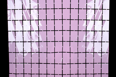 Штора для фотозоны 2х1 Квадрат (нежно-розовая) 5-82001 фото