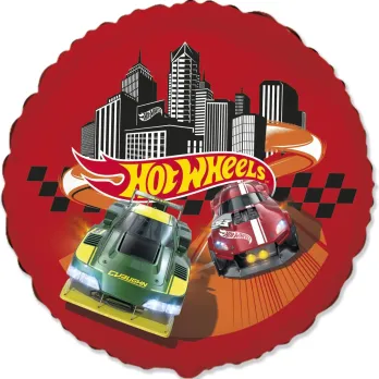 Фольга Гоночные машины - Hot Wheels круг Flexmetal 3202-3620 фото