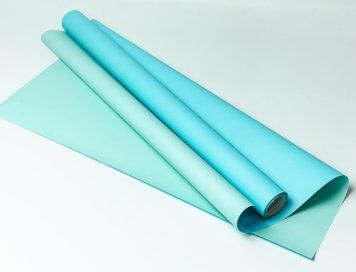 Плівка двостороння перламутр №17 (Блакитна -світло-блакитна - Lake blue+ice blue) DE-54115 фото