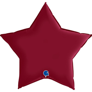 Фольга Зірка 36" Сатин вишня (Satin cherry) (в інд. уп.) Grabo 3204-0738 фото