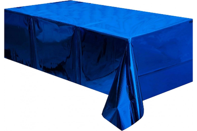 Детская скатерть на стол "Металлизированная Синяя" (137*183) 1502-4892 фото