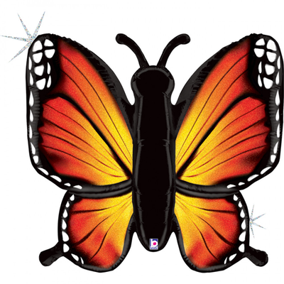 Фольгированная фигура 37" Бабочка оранжевая Grabo 35779GH-Р фото