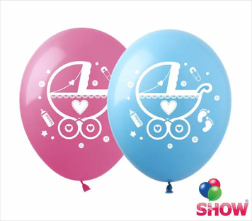 Кульки ТМ Show (1 ст.) 12" (Коляска) (100 шт.) SDR-25 фото