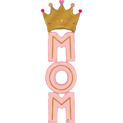 Фольга "Буквы мама с золотой короной" (Grabo) 3207-3711 фото