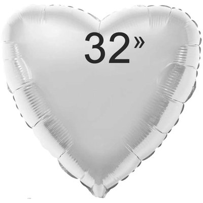 Фольга Flexmetal сердце 32" металлик Серебро 1204-0128 фото