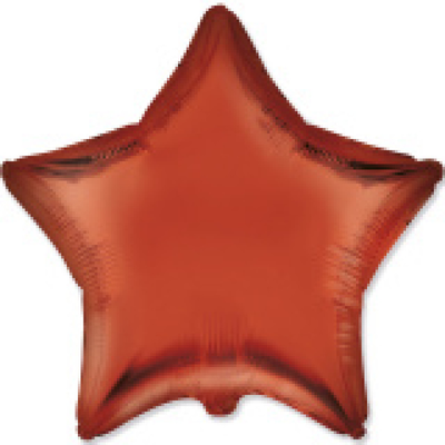 Фольга Flexmetal зірка 18" Сатин помаранчева 301500SNA фото