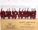 Набор свечей для торта BUBBLES буквы "Happy Birthday Красные" Bubbles-Red фото