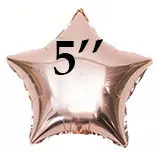 Фольга Китай микро Звезда 5" розовое золото 4580 фото